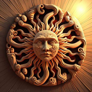 3D model sun (STL)